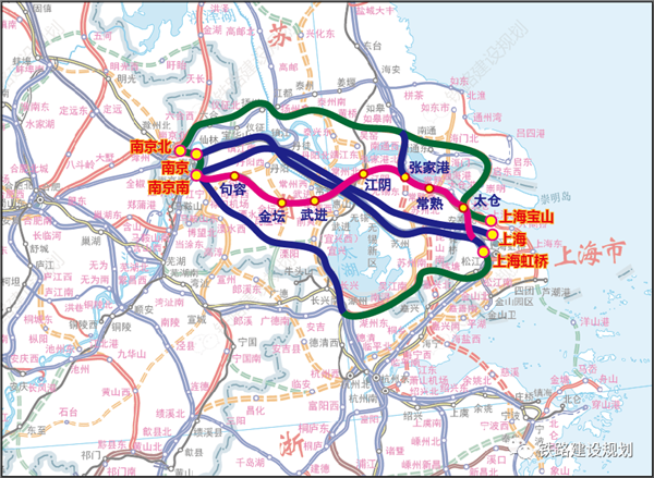 上海南京第4条大通道沪宁沿江高铁马上开通时速350公里