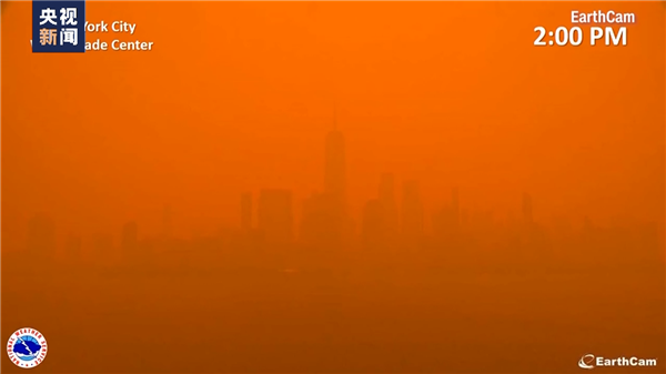 加拿大野火烟雾扩散至美国 纽约空气污染爆表！马斯克推广特斯拉生化防御