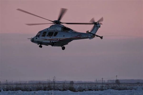 AC332、AC352两大国产直升机会师东北：-40℃试飞20小时