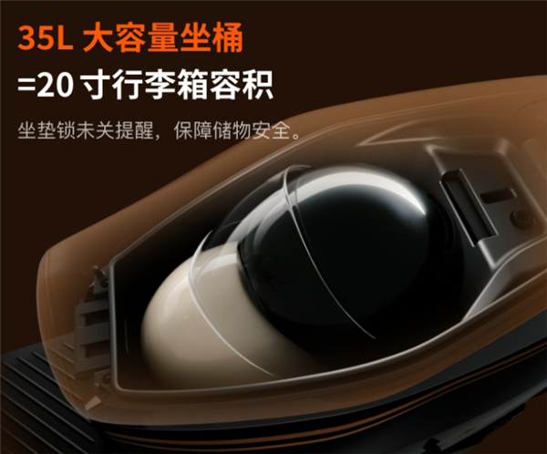 能跑100km!一文看懂小牛G400电动车:35L座桶堪比20寸行李箱