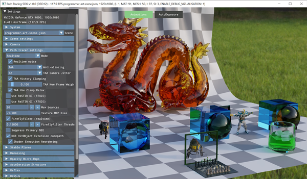 堪称光追技术里程碑！NVIDIA发布RTX路径追踪SDK 1.0.0