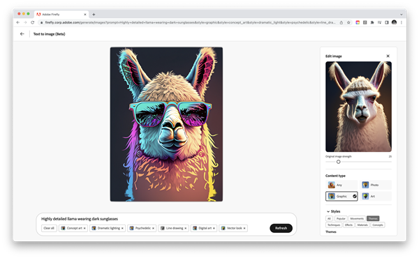 Adobe发布生成式AI工具Firefly:人工智能帮你做图