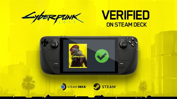 《赛博朋克2077》获V社认证:SteamDeck也能流畅运行
