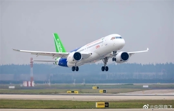 中国商飞：C919国产大飞机订单数达1061架 目前已交付2