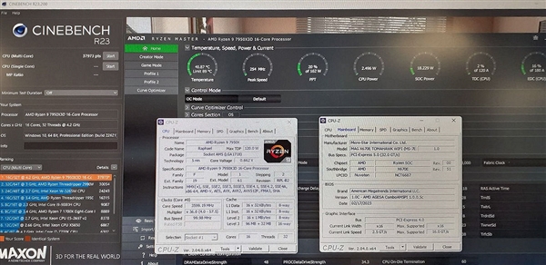 AMD锐龙9 7950X3D游戏测试:领先i9-13900K可达35%