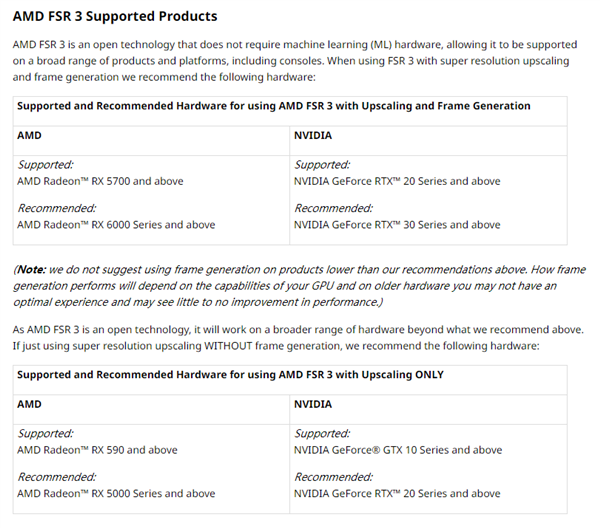 帧率暴涨3.3倍！AMD FSR 3真大方：老卡、N卡随便用