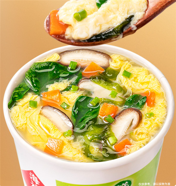 海福盛冻干汤5杯到手14.9元:冲泡即食、真材实料