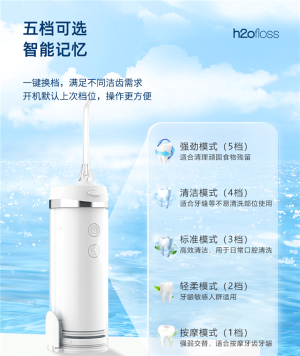 支持华为HiLink：惠齿冲牙器99元狂促（200元大额券）