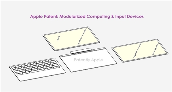 设计理念神似微软Surface：苹果分体式MacBook专利