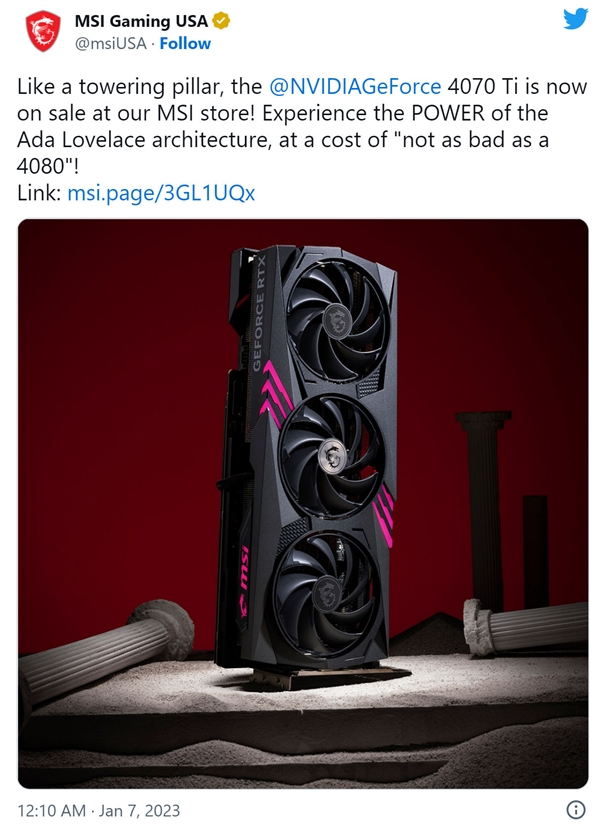 厂商忍不住公开吐槽RTX 4080：真的太贵了！