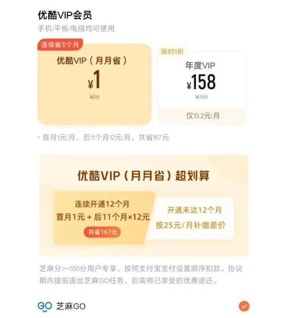 优酷回应1元会员被扣24元争议：活动规则已告知  扣钱没毛病
