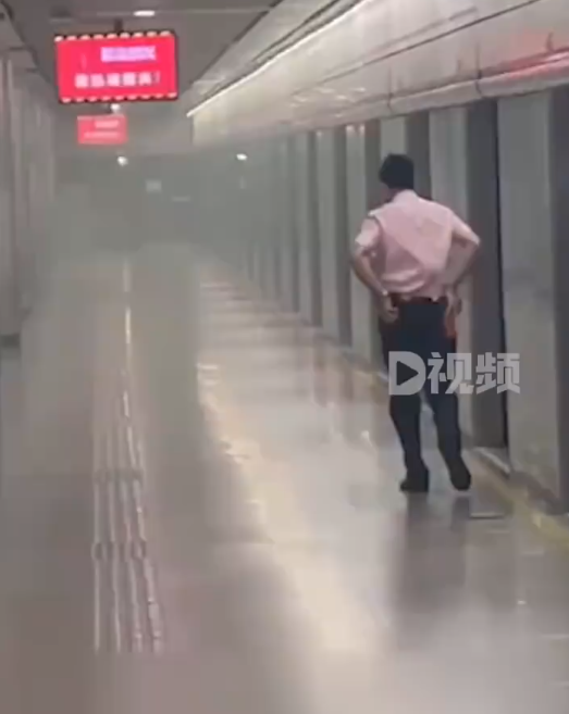 上海地铁徐家汇站列车着火冒烟 砰的一声：官方回应