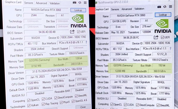 显存容量很重要!RTX 3060 8GB魔改12GB显存后:性能提升22%