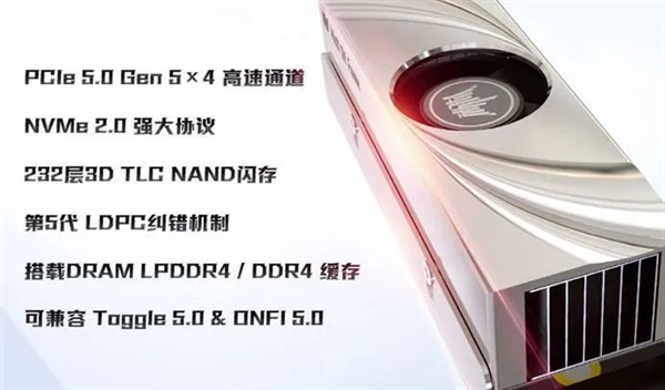 突破10GB/s!影驰首款PCIe 5.0 SSD开卖:2TB售价2499元
