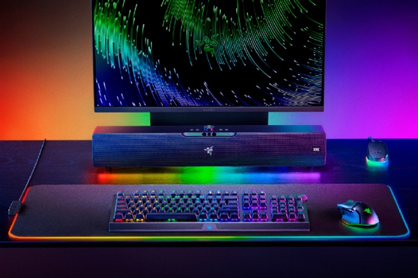 雷蛇发布利维坦巨兽V2 Pro条形音箱：支持AI头部追踪