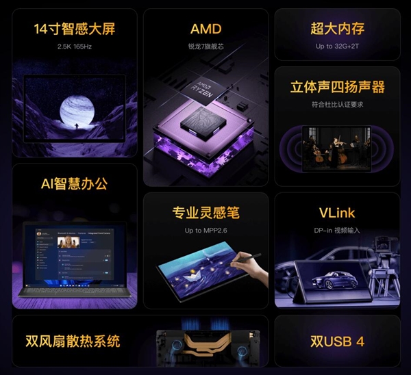 铭凡V3官宣：全球首款AMD AI三合一平板电脑