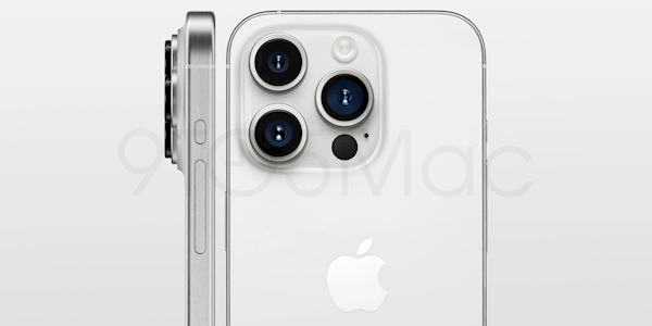 全新深红配色亮相!iPhone 15 Pro超高清外观渲染图首曝:钛金属边框、Type-C接口