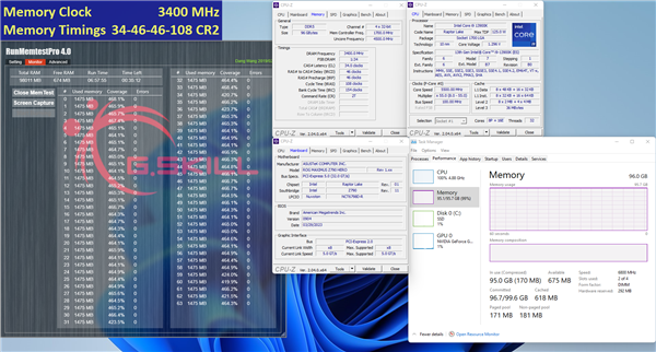 内存狂魔第一次冲上8200MHz!芝奇带来96GB DDR5