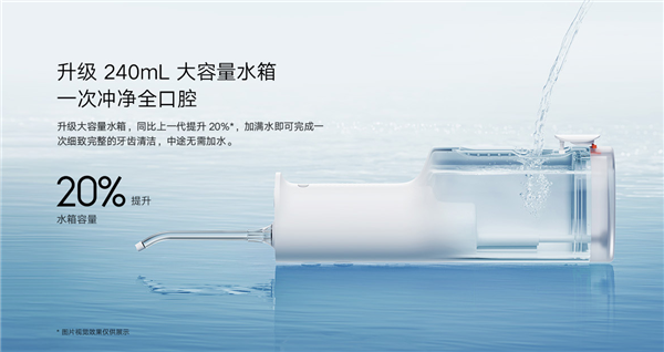 199元 小米发布米家电动冲牙器F300:7倍洁净不刺痛