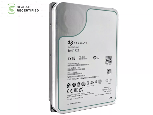 22TB只要2200多元！希捷官方开卖二手翻新硬盘