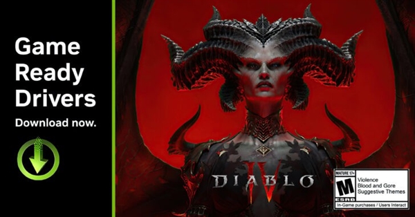 NVIDIA发布535.98驱动更新:大幅提升《暗黑破坏神4》帧数