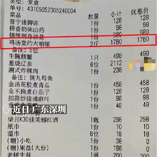 女子捧场朋友店被提前点7472元餐！网友：这朋友不要也罢