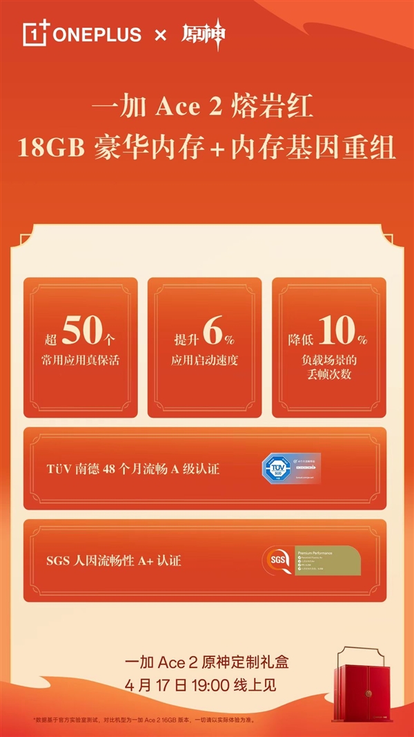 4年不卡的骁龙8+旗舰来了!一加Ace 2原神限定版明天发:抢到赚到