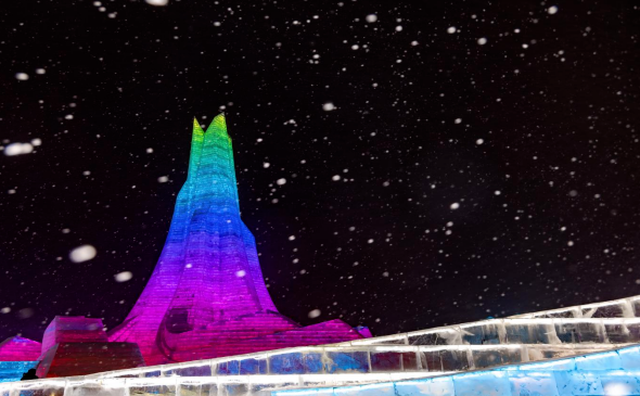 哈尔滨冰雪大世界获吉尼斯世界纪录称号：世界最大冰雪主题乐园