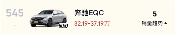 车标值20万？博主称奔驰EQC 24万甩卖 直呼：赔死我得了