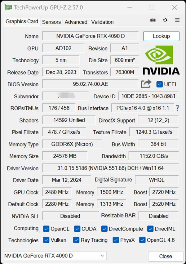 中国特供RTX 4090D偷偷解锁600W功耗！性能反超RTX 4090