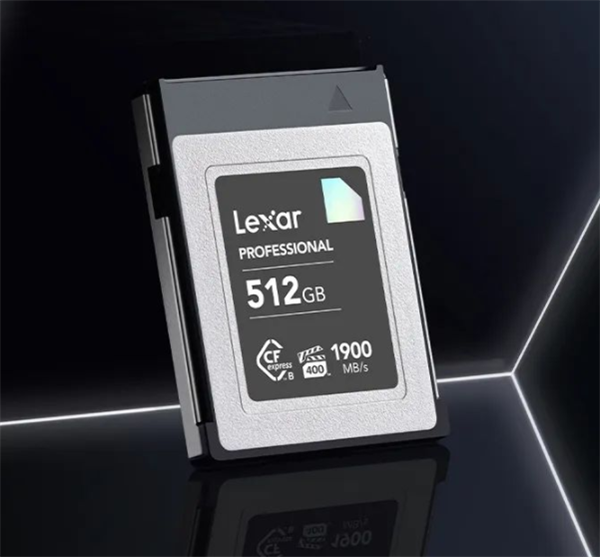 1.9GB/s史上最快！雷克沙推出512GB大容量CFExpress Type B存储卡