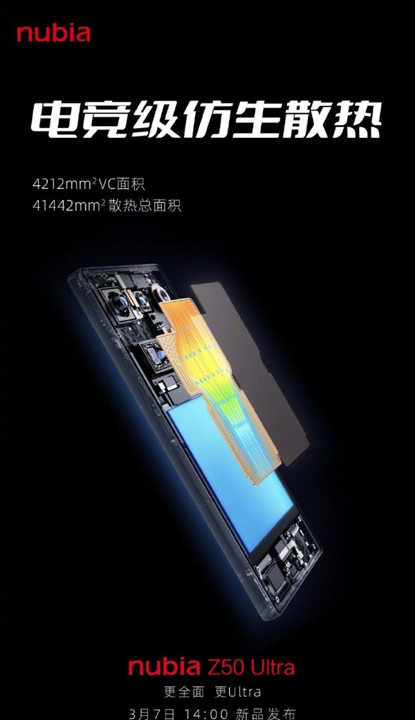 性能狂飙!努比亚Z50 Ultra搭载LPDDR5X+UFS 4.0