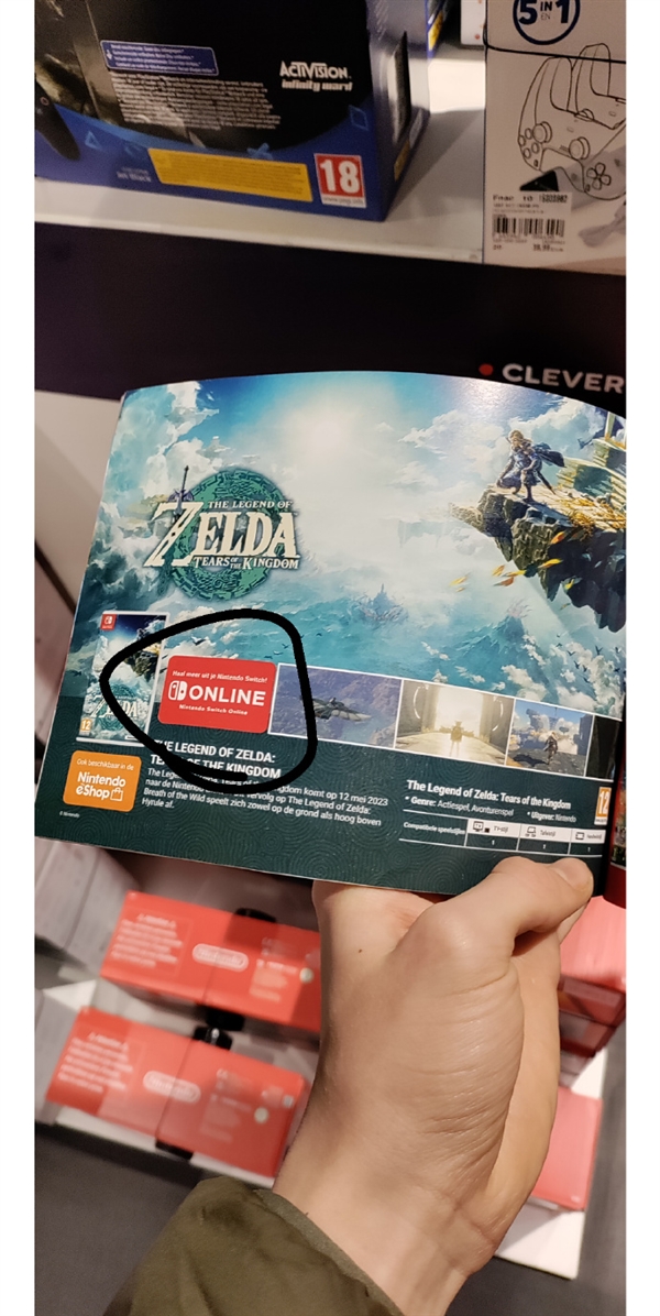 榨干Switch性能！《塞尔达传说：王国之泪》宣传物料偷跑 2023年5月发售
