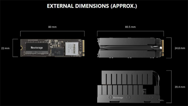 索尼Nextorage推出首款PCIe 5.0 SSD:散热配置堪称豪华