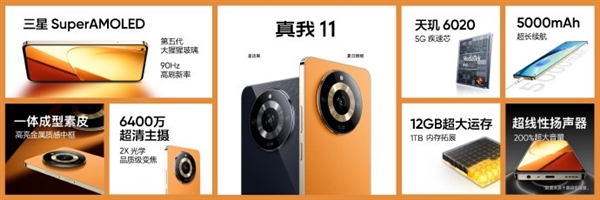 设计卷到极致!真我11首发1599元起:素皮+金属中框