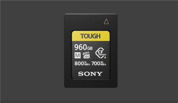 索尼全新TOUGH三防CFexpress Type A存储卡发布:1920GB卖10999元
