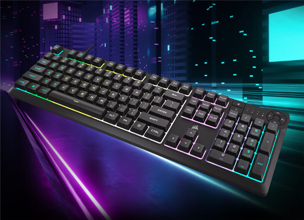 329元 美商海盗船推出K55 Core RGB游戏键盘：10区RGB背光