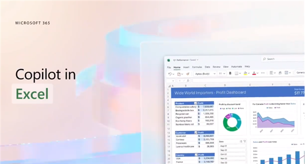 微软展示Copilot加持版Excel:与AI聊天即可完成专业表格