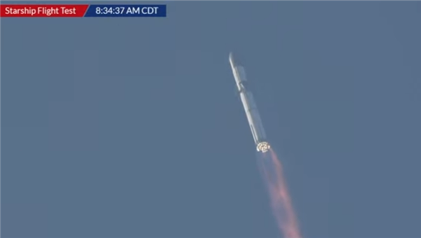 马斯克SpaceX星舰发射失败:惨烈爆炸 当空“放烟花”